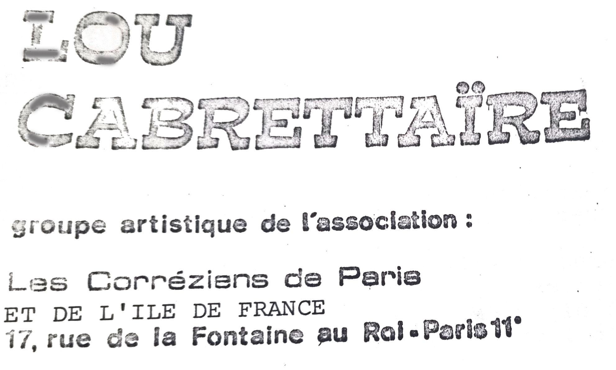 Lou Cabrettaire